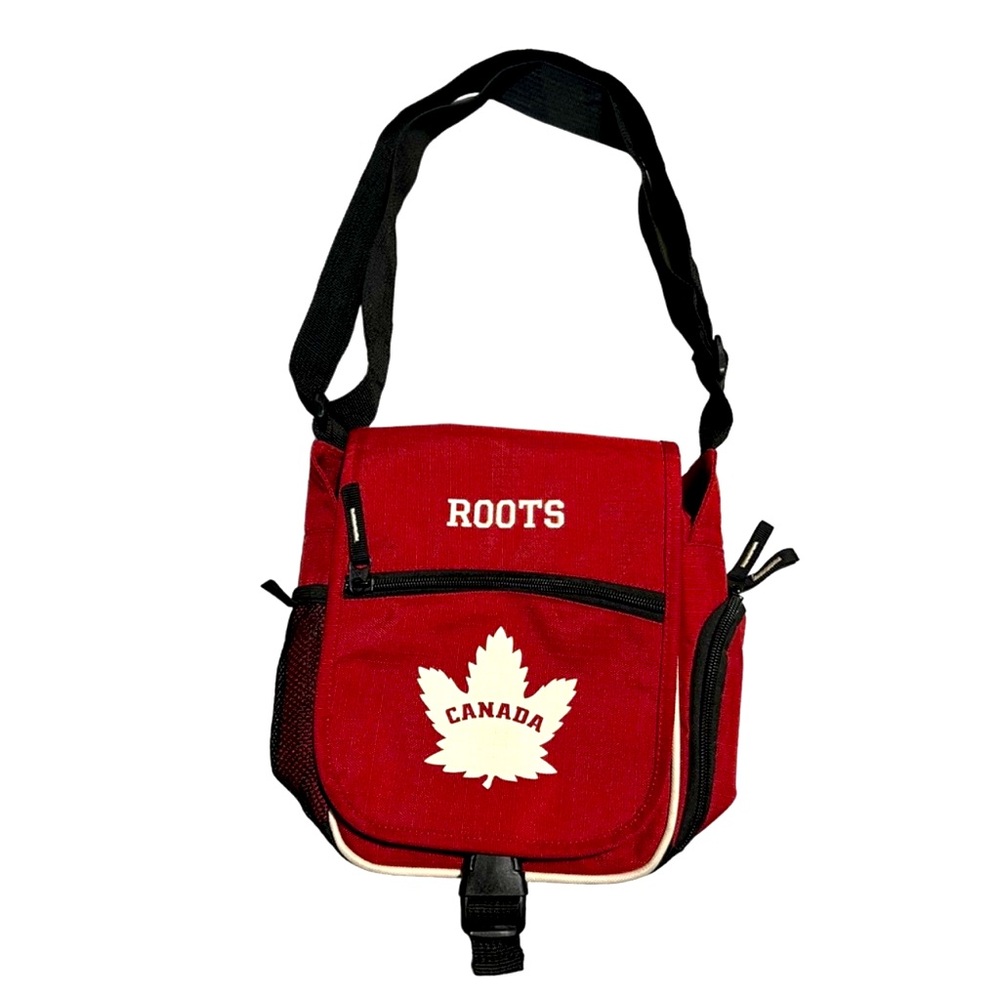 Roots Canada Athletics‎ Crossbody Bag  Maroon color